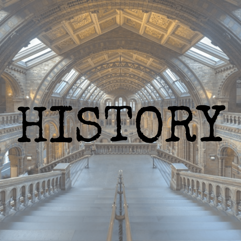 K-12 Lesson Ideas for History with a historical building with a glass ceiling