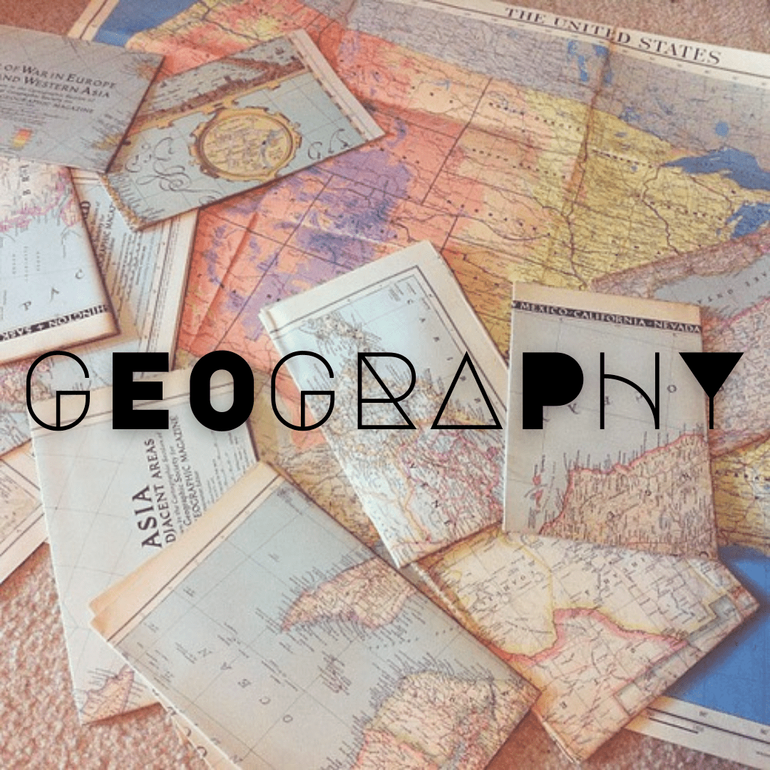 K-12 Lesson Ideas for Geography with colourful maps