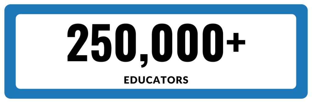 more than 250000 educators