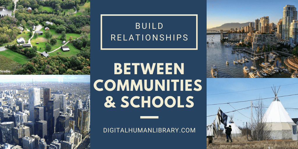 About Digital Human Library
Build relationships between communities and schools