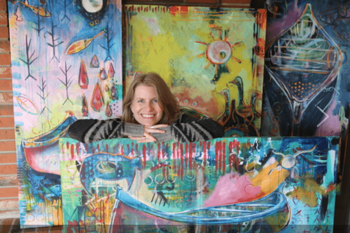 Veronica Funk - Professional Artist, Painter, and Mixed Media Specialist